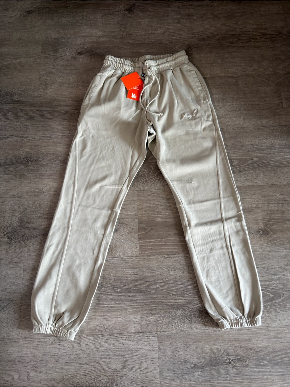 YoungLA Sandstone Beige Joggers - Drawstring Sweatpants